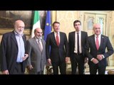 Roma - Renzi incontra il Direttore Generale della FAO e il Fondatore di Slow Food (21.07.16)