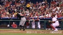 今日のイチロー全球リプレイ　2016.7. 21(現地20日)