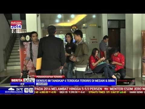 Densus 88 Ringkus 4 Terduga Teroris