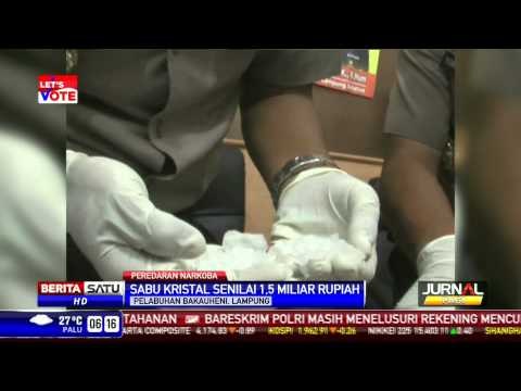 Polres Lampung Gagalkan Penyelundupan Sabu Kristal Miliaran Rupiah