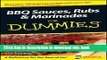 Download BBQ Sauces, Rubs and Marinades For Dummies PDF Free
