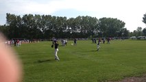 Brian McRae former Toronto Blue Jays outfielder teaches fielders how to track a baseball