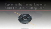 How to Replace Trimmer Line on a STIHL FixCut™ 25-2 - video