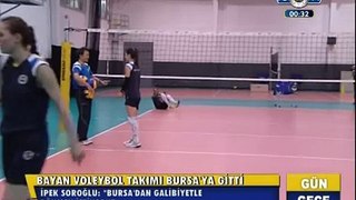 23 Kasım 2012 Fenerbahçe Bayan Voleybol Takımı Bursa'ya Gitti