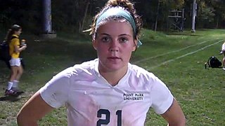Women's Soccer Post Game Interview Maeve Gallagher Sept. 27, 2011.MP4