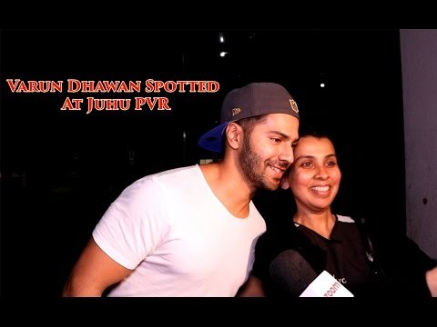 Varun Dhawan Spotted At Juhu PVR !