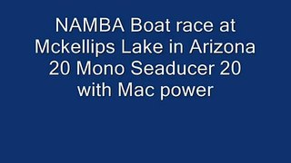 NAMBA RC Boat race from Mckellips lake Arizona 20 mono