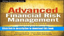 Read Books Advanced Financial Risk Management: Tools and Techniques for Integrated Credit Risk and
