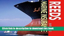 Read Books Reeds Marine Insurance (Reeds Professional) E-Book Free