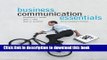 Read Business Communication Essentials, Third Canadian Edition Plus NEW MyCanadianBusCommLab with