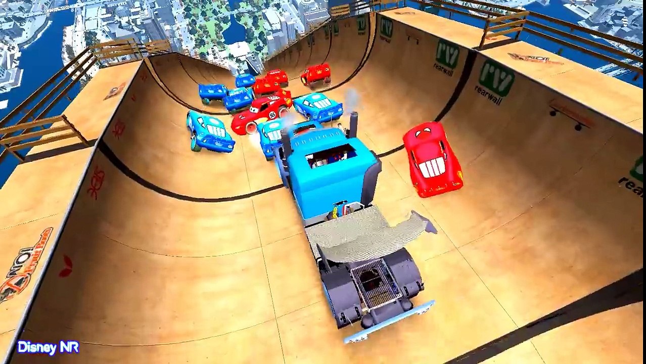 FUNNY TRUCKS CARS CARTOON with Spiderman and Songs for Kids Nursery Rhymes