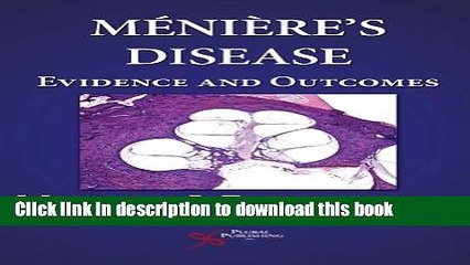 [PDF] Meniere s Disease: Evidence and Outcomes [PDF] Full Ebook