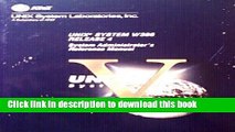 Read UNIX System V Release 4.0 System Administrator s Reference Manual 1st edition by The UNIX