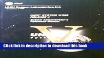Download UNIX System V Release 4.0 System Administrator s Reference Manual by The UNIX System