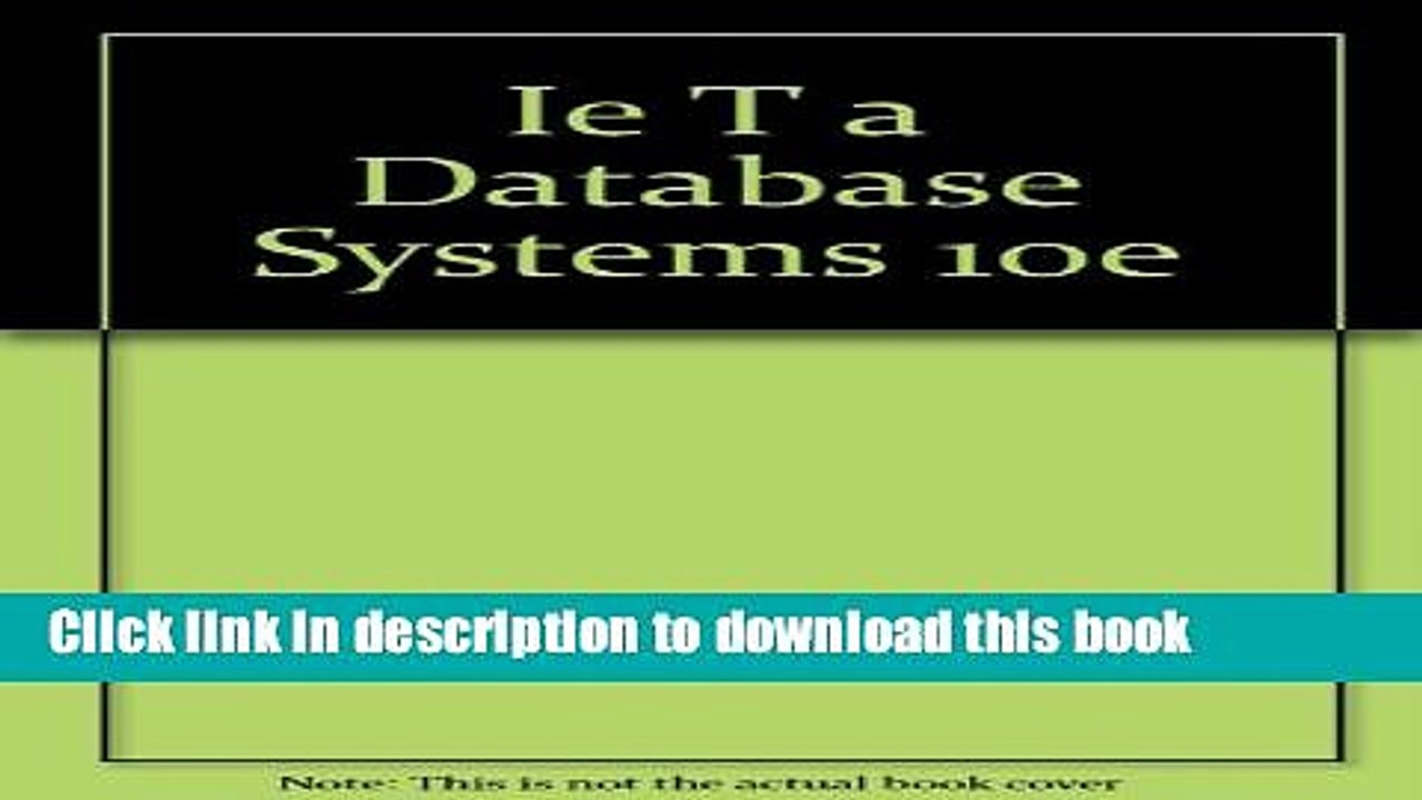 Download Database Systems: Design, Implementation, and Management  PDF Free