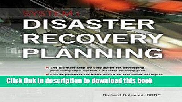 Download System i Disaster Recovery Planning PDF Online