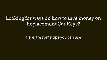 Ignition Key Replacement in Peninsula, OH