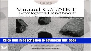 Read Visual C# .NET Developer s Handbook Ebook Free