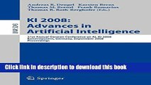 Read KI 2008: Advances in Artificial Intelligence: 31st Annual German Conference on AI, KI 2008,