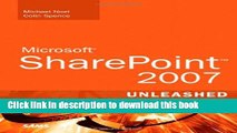 Read Microsoft SharePoint 2007 Unleashed  Ebook Free