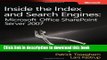 Download Inside the Index and Search Engines: Microsoft Office SharePoint Server 2007 Ebook Online