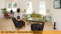Home For Sale: 22  Hall Street 1 Somerville, Massachusetts 02144
