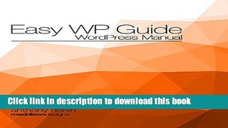 Read Easy WP Guide WordPress Manual Ebook Free