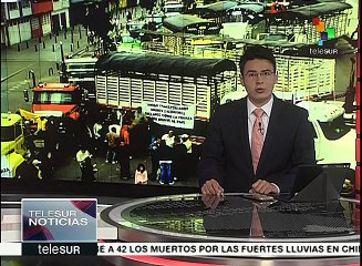 Download Video: Gobierno colombiano y camioneros en paro retoman el diálogo