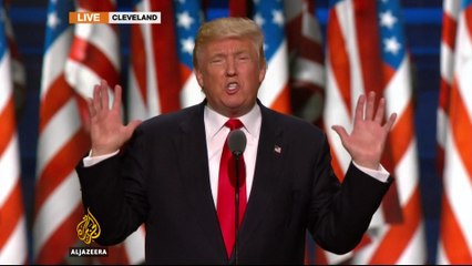 Donald Trump accepts Republican presidential nomination