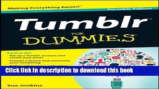 Download Tumblr For Dummies PDF Online