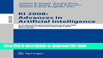 Read KI 2008: Advances in Artificial Intelligence: 31st Annual German Conference on AI, KI 2008,