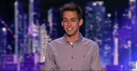 Blake Vogt Magician Rips and Eats the Judges' Money America's Got Talent 2016