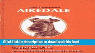 Download The New Complete Airedale Terrier Free Books