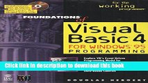 Read Foundations of Visual Basic 4 for Windows 95 Programming  PDF Free