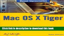 [PDF]  Mac OS X Tiger / Mac OS X 10.4 Tiger  [Download] Online
