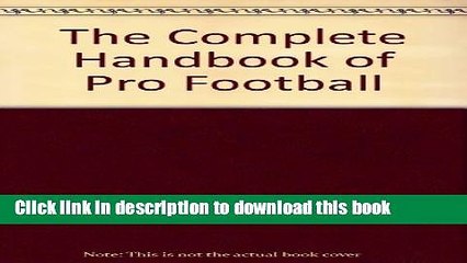 [PDF] The Complete Handbook of Pro Football 1992: 1992 Edition Read Online