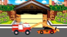 The Crane and The Excavator with Diggers - Cars & Trucks Construction Cartoons for children