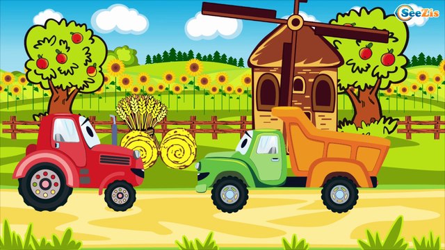 The Ambulance helps Cars & Trucks. Emergency Vehicles Cartoons for children. Kids Cartoon