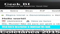 Read Geek BI - ColetÃ¢nea 2015 (ColetÃ¢nea Geek BI Livro 4) (Portuguese Edition) Ebook Free