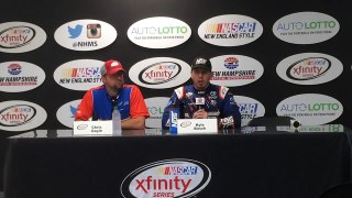 Kyle Busch talks about his victory in the AutoLotto 200 at NHMS