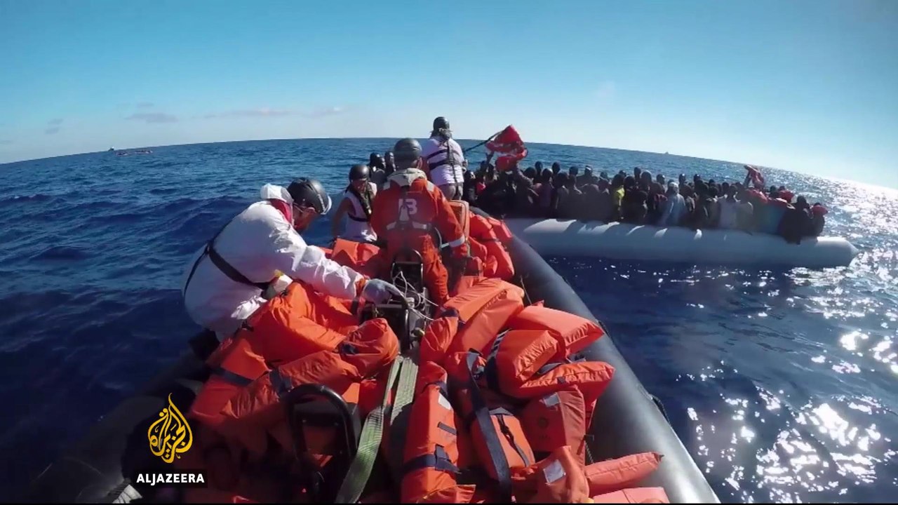 Desperate Journeys: North Africa refugees rescued