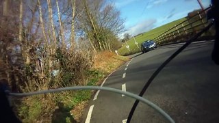 Cycling: Remarkably Steep Hill (26% S Wales)