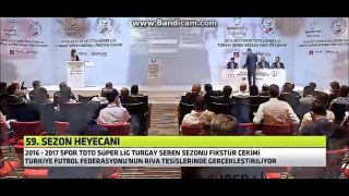 Spor Toto Süper Lig'de 2016-2017 Sezonunun Fikstürü