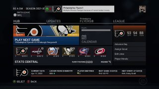 NHL 16 Be A GM - Philadelphia Flyers ep. 48 - 'Round One vs Pittsburgh'