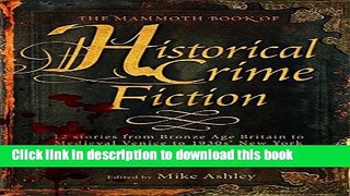 Read Book Mammoth Book of Historical Crime Fiction (Mammoth Books) E-Book Free