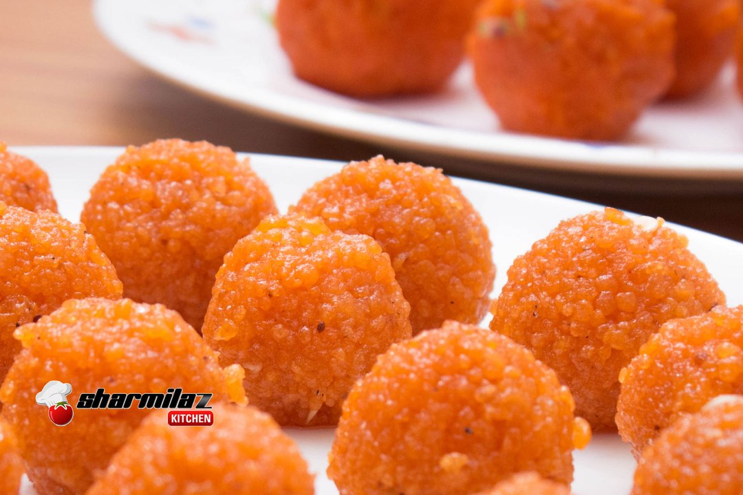 Perfect Motichur Laddu Recipe | Halwai Style | Indian Popular Sweet |  Sharmilazkitchen