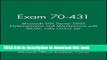 Download Exam 70-431: Microsoft SQL Server 2005 Implementation and Maintenance with MOAC Labs