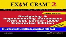 Read MCAD/MCSE/MCDBA 70-229 Exam Cram 2: Designing   Implementing Databases w/SQL Server 2000