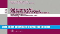 Read Advances in Object-Oriented Information Systems: OOIS 2002 Workshops, Montpellier, France,