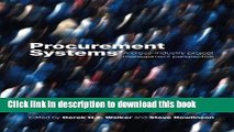 [PDF] Procurement Systems: A Cross-Industry Project Management Perspective Download Online